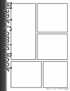 Blank Comic Book Pages-Blank Comic Strips-3 Panels, 8.5x11,150 Pages:  Create Your Own Comics With Blank Multi Panels Drawing Paper
