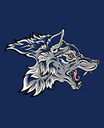 Blue Spirit Wolf Composition Notebook: Show your Pack Pride for School, Home, or Office
