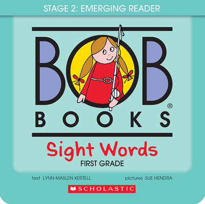 Bob Books - Sight Words First Grade Box Set Phonics, Ages 4 and Up, First Grade, Flashcards (Stage 2: Emerging Reader) - Kertell, Lynn Maslen