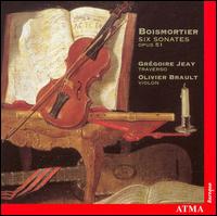 Boismortier: Six Sonates, Op. 51 - Grgoire Jeay (flute); Oliver Brault (violin)