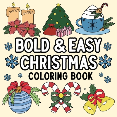 Bold and Easy Christmas Coloring Book - Hue Coloring