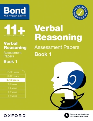 Bond 11+: Bond 11+ Verbal Reasoning Assessment Papers 9-10 years Book 1: For 11+ GL assessment and Entrance Exams - Bond 11+