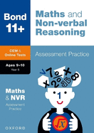 Bond 11+: CEM Maths & Non-verbal Reasoning Assessment Practice 9-10 Years (for Cambridge Select Insight)