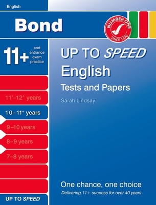 Bond Up to Speed English Tests and Papers 10-11+ Years - 