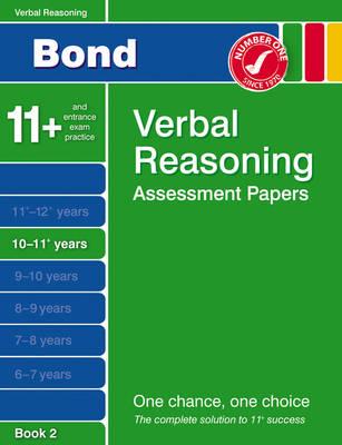 Bond Verbal Reasoning Assessment Papers 10-11+ Years Book 2 - Bayliss, Jane