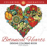 Botanical Hearts Designs Coloring Book for Adults