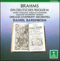 Brahms: Ein deutsches Requiem - Janet Williams (soprano); Thomas Hampson (baritone); Chicago Symphony Chorus (choir, chorus); Chicago Symphony Orchestra;...