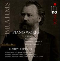 Brahms: Piano Works, Vol. 4 - Hardy Rittner (piano)