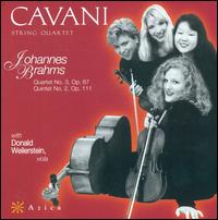 Brahms: Quartet No. 3, Op. 67; Quintet No. 2, Op. 111 - Cavani String Quartet; Donald Weilerstein (viola)