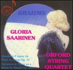 Brahms: Quintet in F minor; Variations & Fugue on a theme by Handel