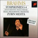 Brahms: Symphonies 1-4; Haydn Variations; Tragic Overture - Israel Philharmonic Orchestra; Zubin Mehta (conductor)