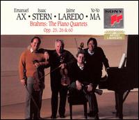 Brahms: The Piano Quartets, Opp. 25, 26 & 60 - Emanuel Ax (piano); Isaac Stern (violin); Jaime Laredo (viola); Yo-Yo Ma (cello)