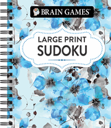 Brain Games - Large Print Sudoku (Floral)