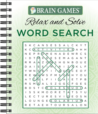 Brain Games - Relax and Solve: Word Search (Green) - Publications International Ltd, and Brain Games