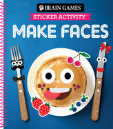 Brain Games - Sticker Activity: Make Faces (for Kids Ages 3-6)