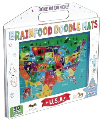 Brainfood Doodle Mats: U.S.A. - DiPerna, Kaitlyn