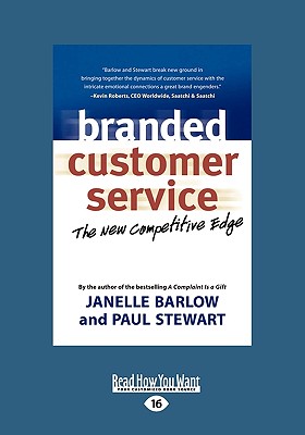 Branded Customer Service: The New Competitive Edge - Barlow, Janelle