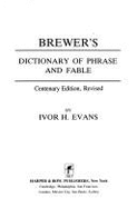 Brewer's dictionary of phrase and fable.