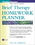 Brief Therapy Homework Planner - Schultheis, Gary M