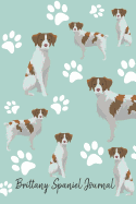 Brittany Spaniel Journal: Cute Dog Breed Journal Lined Paper