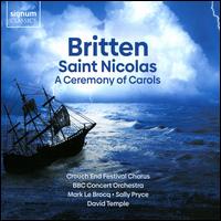 Britten: Saint Nicolas; A Ceremony of Carols - Mark Le Brocq (tenor); Sally Pryce (harp); Zachary Almeida-Rosser (vocals); Coldfall Primary School Choir (choir, chorus);...