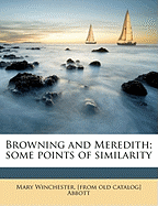 Browning and Meredith; Some Points of Similarity