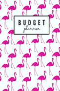 Budget Planner: Monthly Undated Flamingo Expense Tracker