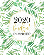 Budget Planner: Weekly and Monthly Financial Organizer Savings - Bills - Debt Trackers Tropical Palm Leaves