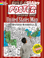 Build a Giant Poster Coloring Book -- United States Map