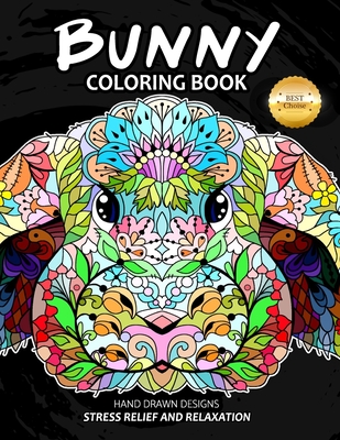 Bunny Coloring Book: Animal Wonderfuly Cute and Lovable Rabbit Relaxing Design for Adults - Pink Ribbon Publishing