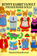 Bunny Rabbit Family Sticker Paper Dolls