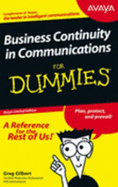 Business Continuity in Communications for Dummies Avaya Limited Edition - Gilbert, Greg