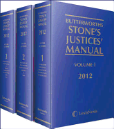 Butterworths Stone's Justices' Manual 2012