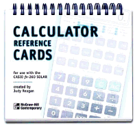 Calculator Reference Cards for the Casio Fx-260