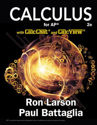 Calculus for AP - Larson, Ron, and Battaglia, Ron