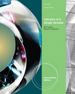 Calculus of a Single Variable