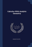 Calculus With Analytic Geometry