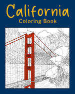 California Coloring Book: California City & Landmark Coloring Books for Adults