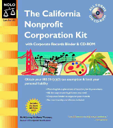 California Nonprofit Corporation Kit "Binder with CD" - Mancuso, Anthony, Attorney