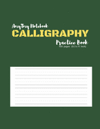 Calligraphy Practice Book - AmyTmy Notebook - 100 pages - 8.5 x 11 inch - Matte Cover