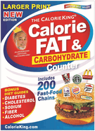 Calorieking Larger Print Calorie, Fat & Carbohydrate Counter
