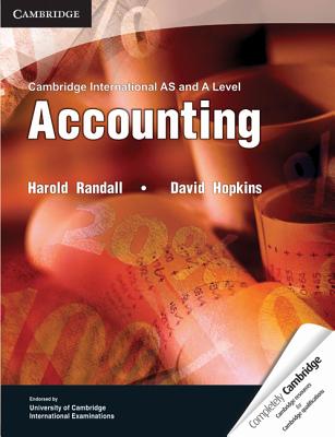 Cambridge International AS and A Level Accounting Textbook - Randall, Harold, and Hopkins, David