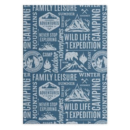 Camping Journal Log Book & RV Trip Planner, Camper Blue: Campsite Caravan Holiday Record & Adventure Travel Notebook