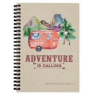 Camping Journal & RV Travel Logbook, Red Vintage Camper: Caravanning Campsite Log Books
