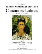 Cancines Latinas: Pomas por los Siglos, Arranged for Medium Female Voice