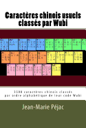 Caracteres chinois usuels classes par Wubi: 3500 caract?res class?s par ordre alphab?tique de leur code Wubi