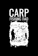 Carp Fishing Dad: 6x9 Graph Paper 5x5 Notebook and Journal For A Fisherman