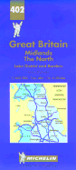 Carte Routiere Et Touristique Michelin: Index of Places: 1/400 000-1 In:6.30 Miles = Grande Bretagne: Repertoire Des Localites