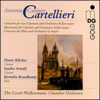 Cartellieri: Wind Concertos Vol. 2 - Dieter Klcker (clarinet); Kornelia Brandkamp (flute); Sandra Arnold (clarinet)