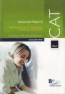 CAT Paper 8 Implementing Audit Procedures (International): Interactive Text